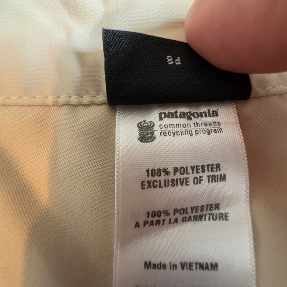 Patagonia Skort‎ Women's Size 10 Beige Outdoor Athletic Skirt Shorts - Picture 9 of 11